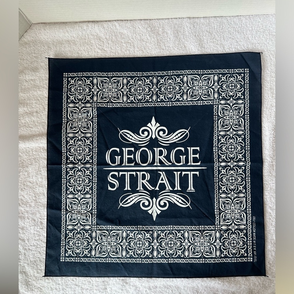 George Strait Bandana New
